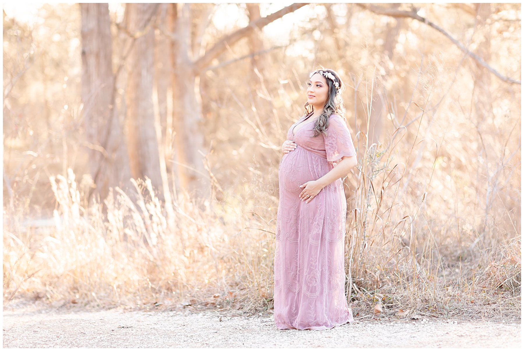 Janina + Alex Maternity Session at the Cibolo Nature