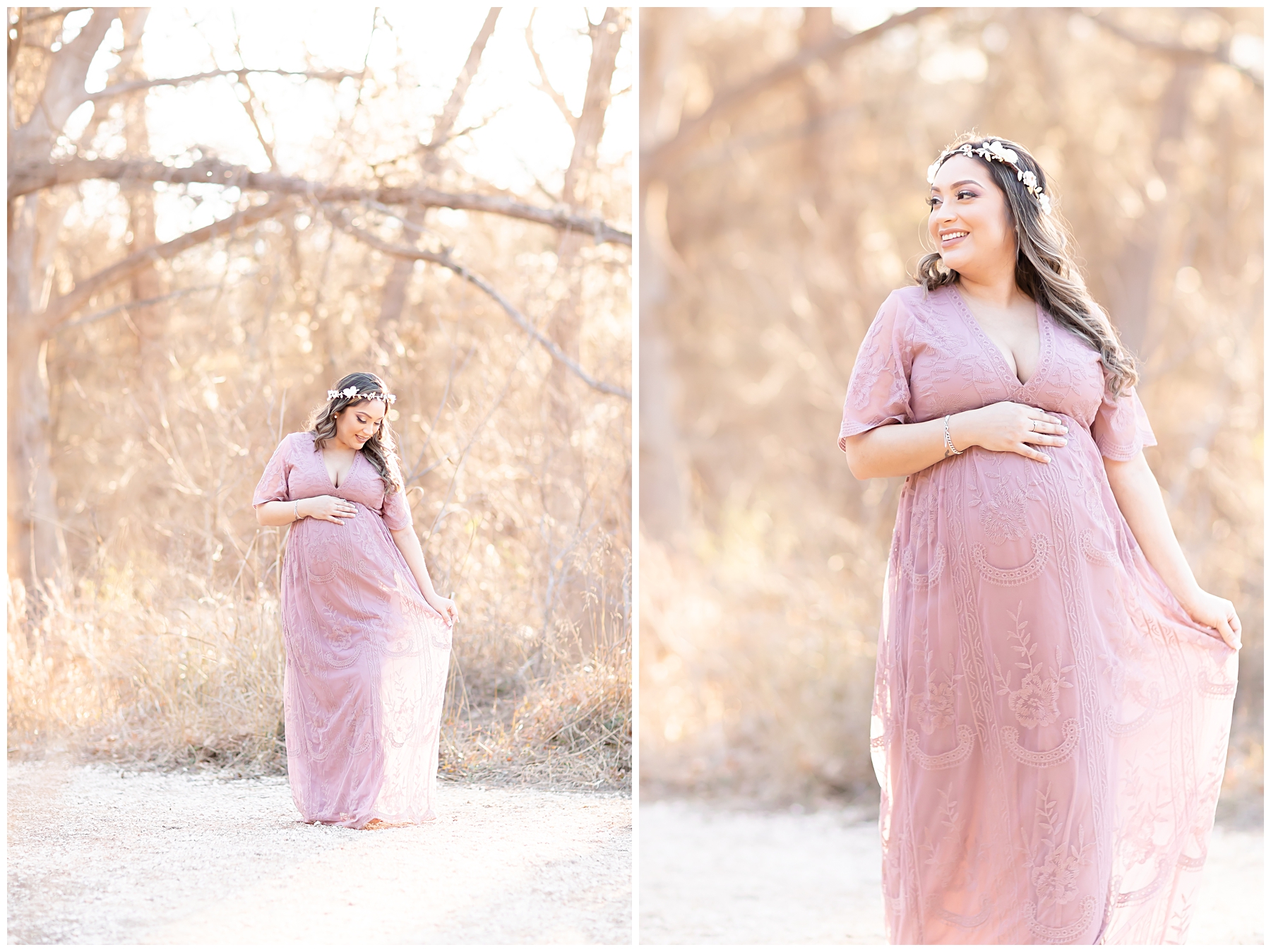 Janina + Alex Maternity Session at the Cibolo Nature
