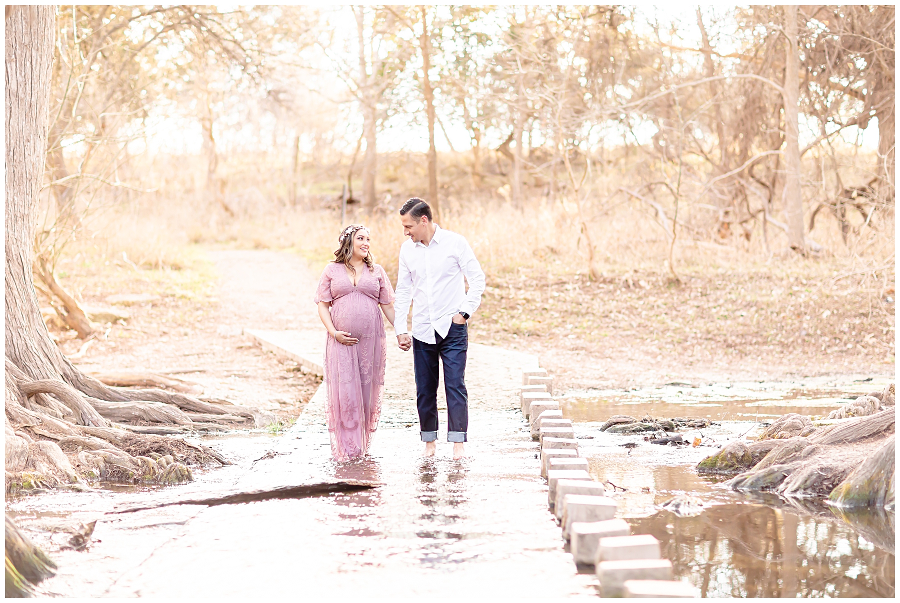 Janina + Alex Maternity Session at the Cibolo Nature