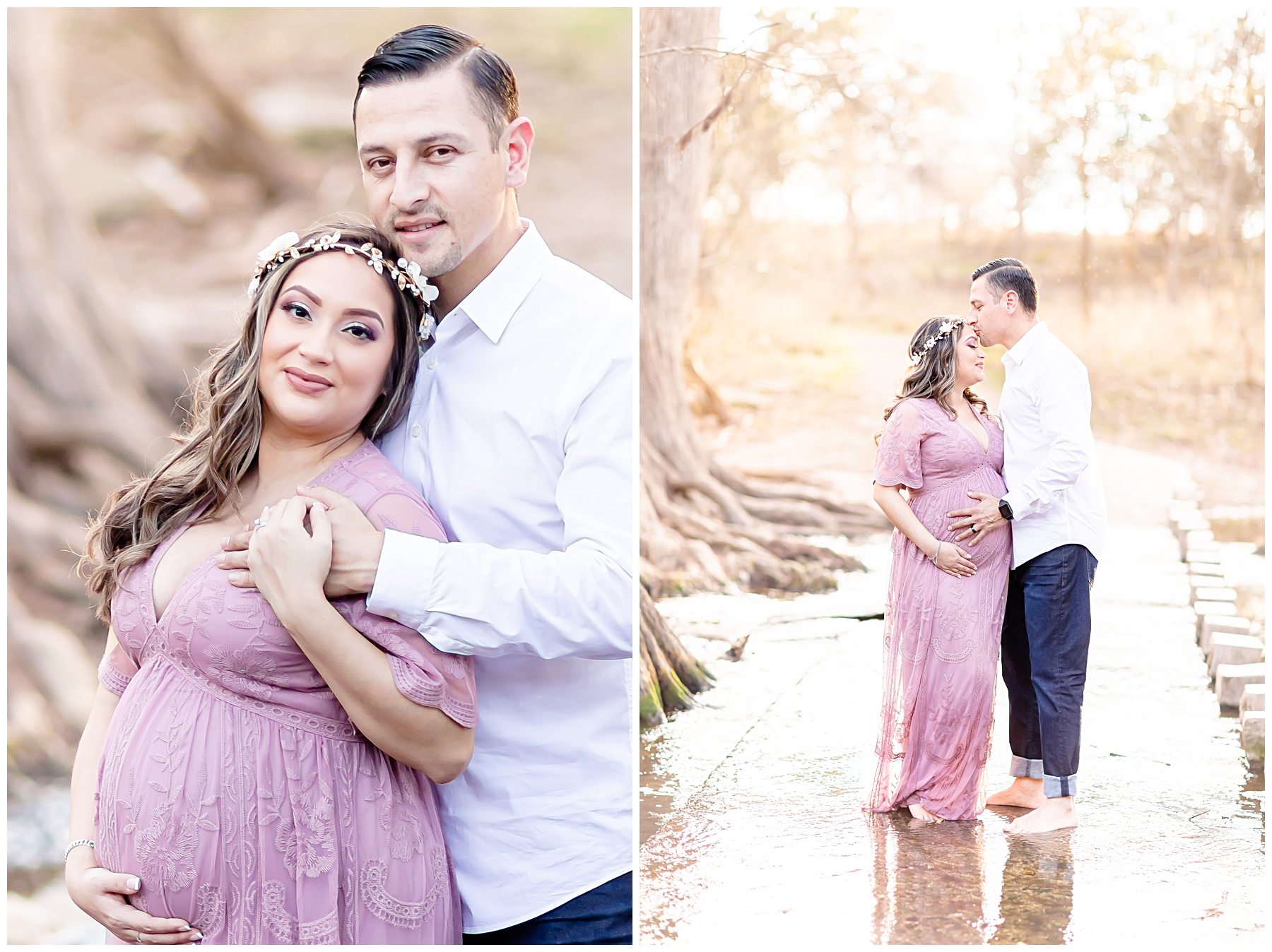 Janina + Alex Maternity Session at the Cibolo Nature