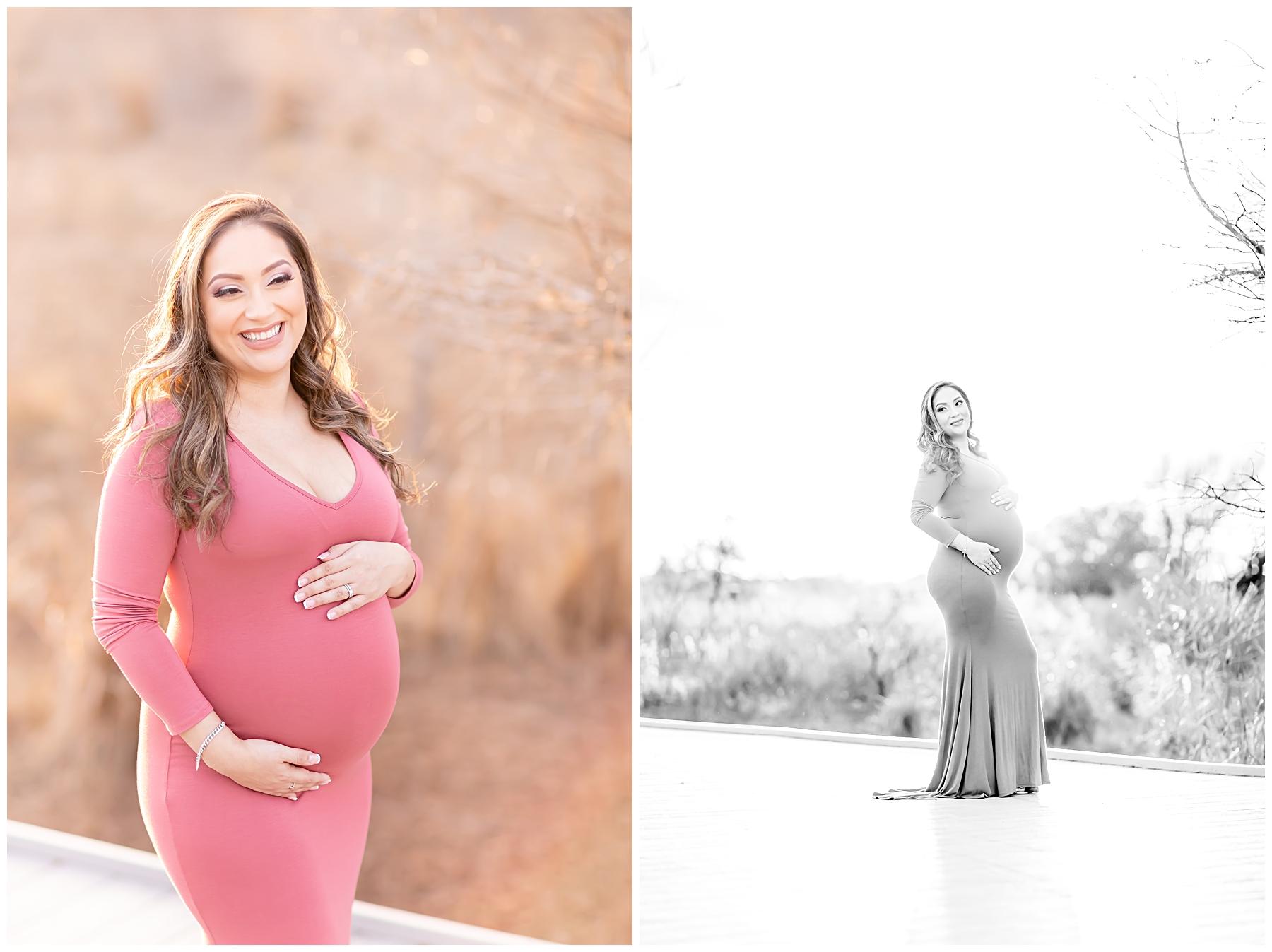 Janina + Alex Maternity Session at the Cibolo Nature
