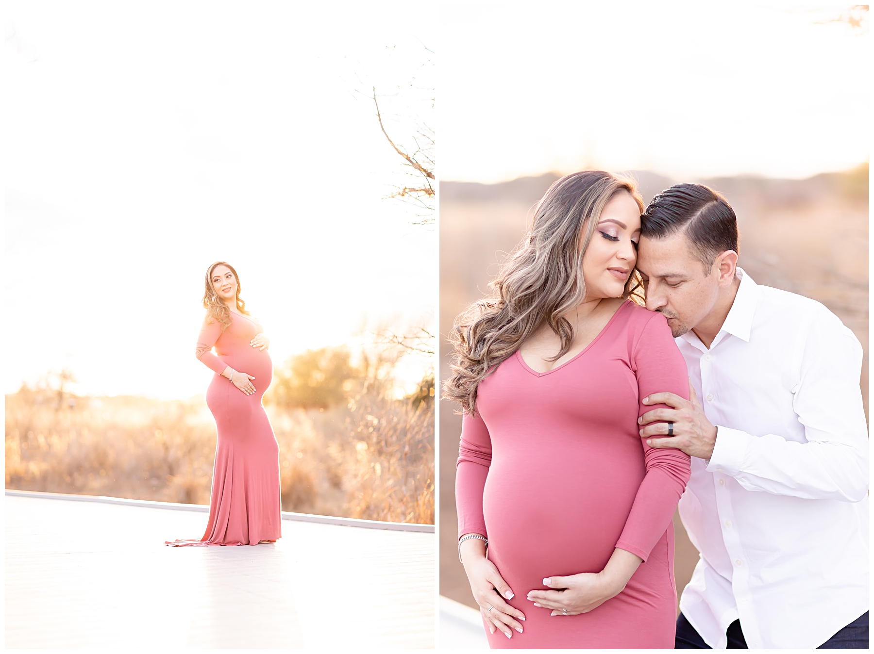 Janina + Alex Maternity Session at the Cibolo Nature